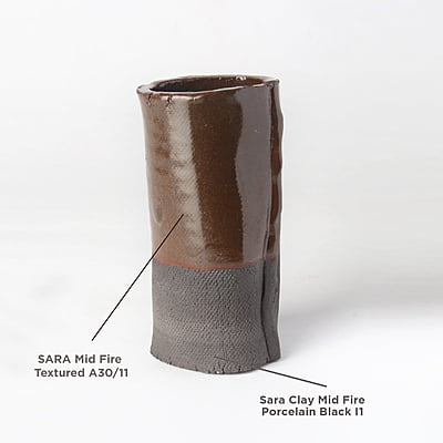 Sara Clay Mid Fire Porcelain Black I1