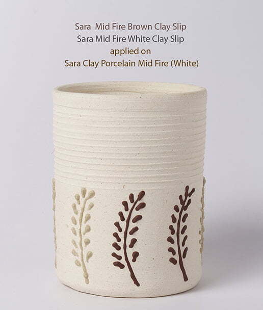 Sara Decorative Clay Slip Black Sara Decorative Clay Slip Black