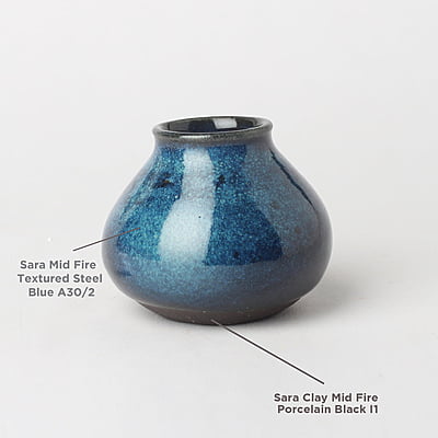 Sara Clay Mid Fire Porcelain Black I1