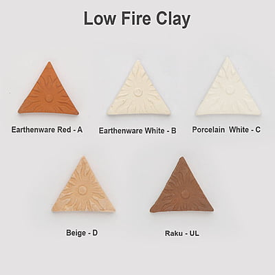 Sara Low Fire Clay 1kg Trial Pack - 5 clays