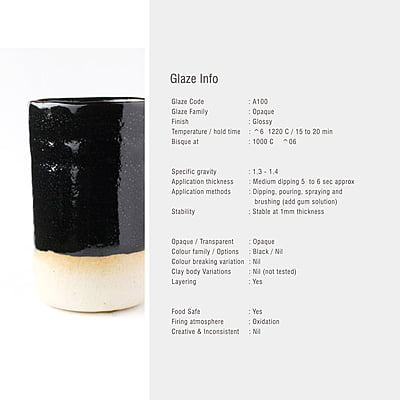 Sara Mid Fire Oil Spot Black A100 Sara Mid Fire Oil Spot Black A100