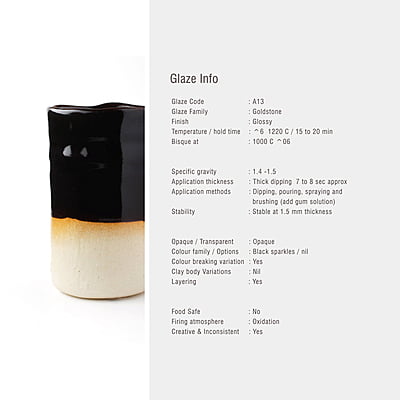 Sara Mid Fire Opaque Brown Goldstone A13 Sara Mid Fire Opaque Brown Goldstone A13