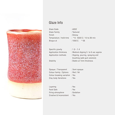 Sara Mid Fire Textured Vermilion A222
