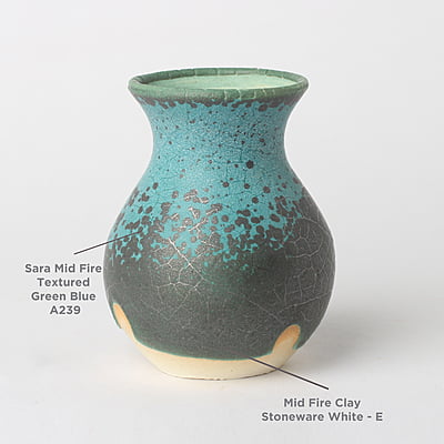 Sara Clay Mid Fire Stoneware White - E