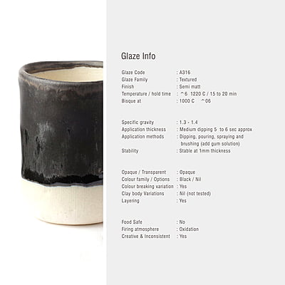 Sara Mid Fire Satin Matt Black A316