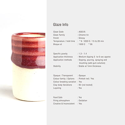 Sara Mid Fire Chrome Tin Red A503/6 Sara Mid Fire Chrome Tin Red A503/6