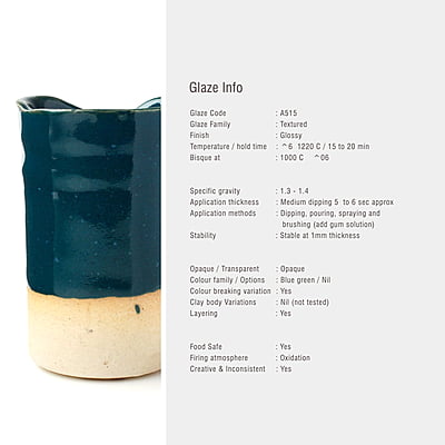 Sara Mid Fire Textured Peacock Blue A515