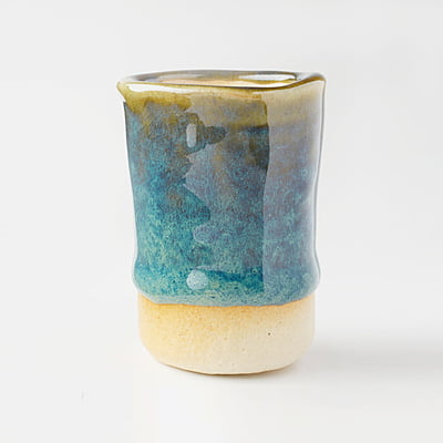 Sara Mid Fire Textured Aqua Blue A538