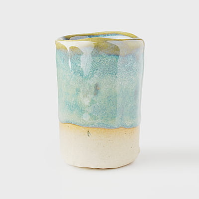 Sara Mid Fire Textured Sky Blue Green A539