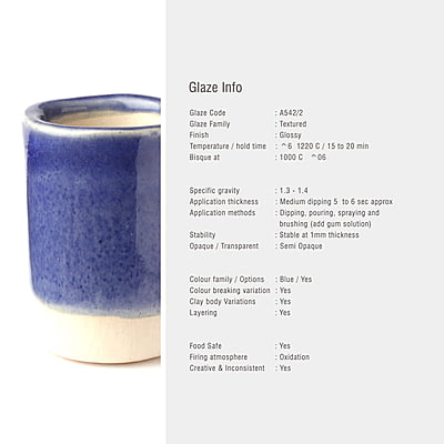 Sara Mid Fire Textured Blue A542/2 Sara Mid Fire Textured Blue A542/2