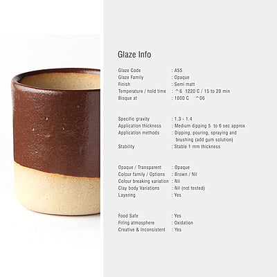 Sara Mid Fire Textured Brown A55