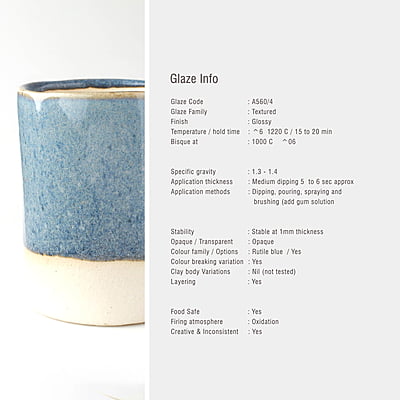 Sara Mid Fire Textured Blue A560/4 Sara Mid Fire Textured Blue A560/4