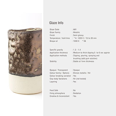 Sara Mid Fire Metallic Gold A81