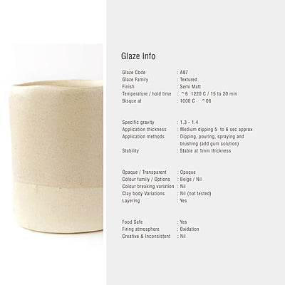 Sara Mid Fire Textured Cream A87