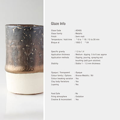Sara Versatile Metallic Bronze ADH05 Sara Versatile Metallic Bronze ADH05