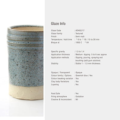 Sara Versatile Matt Textured Blue Stone ADH52/17 Sara Versatile Matt Textured Blue Stone ADH52/17