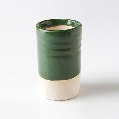 Sara Low Fire Textured Basil Green B11 /2