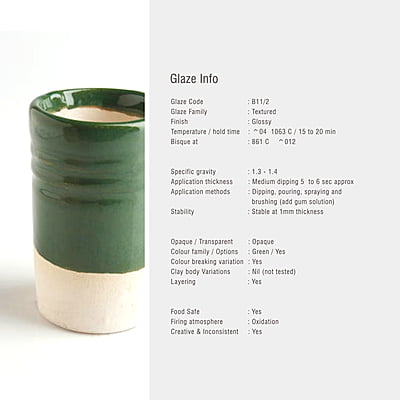 Sara Low Fire Textured Basil Green B11/2 Sara Low Fire Textured Basil Green B11/2