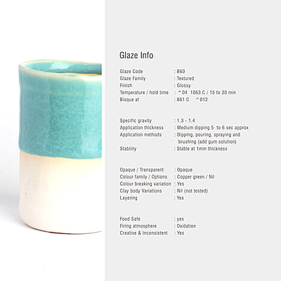 Sara Low Fire Textured Blue B60 Sara Low Fire Textured Blue B60