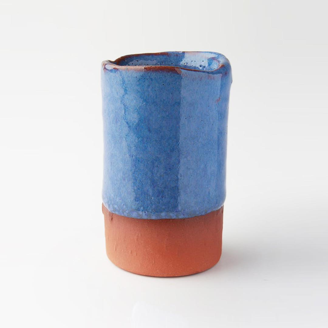 Sara Low Fire Textured Steel Blue  B83