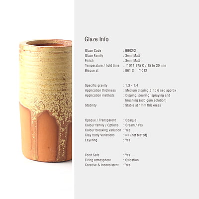 Sara Low Fire Semi Matt BB02/2 Sara Low Fire Semi Matt BB02/2