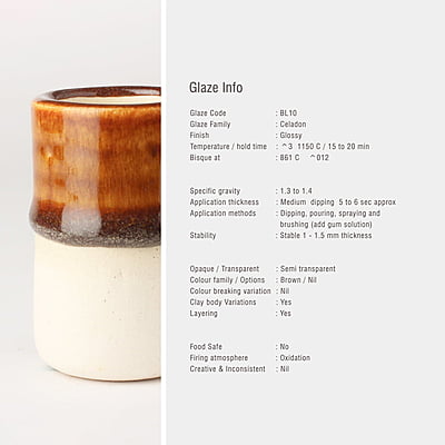Sara Low Fire Celadon Ginger BL10