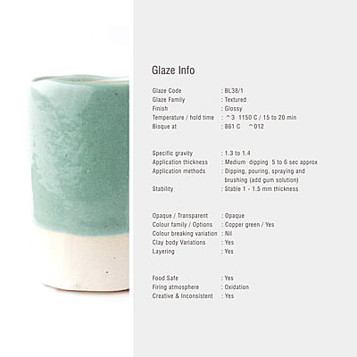 Sara Low Fire Textured Sky Blue BL38/1 Sara Low Fire Textured Sky Blue BL38/1