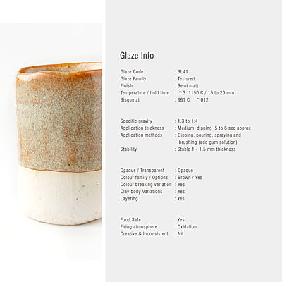 Sara Low Fire Textured BL41 Sara Low Fire Textured BL41