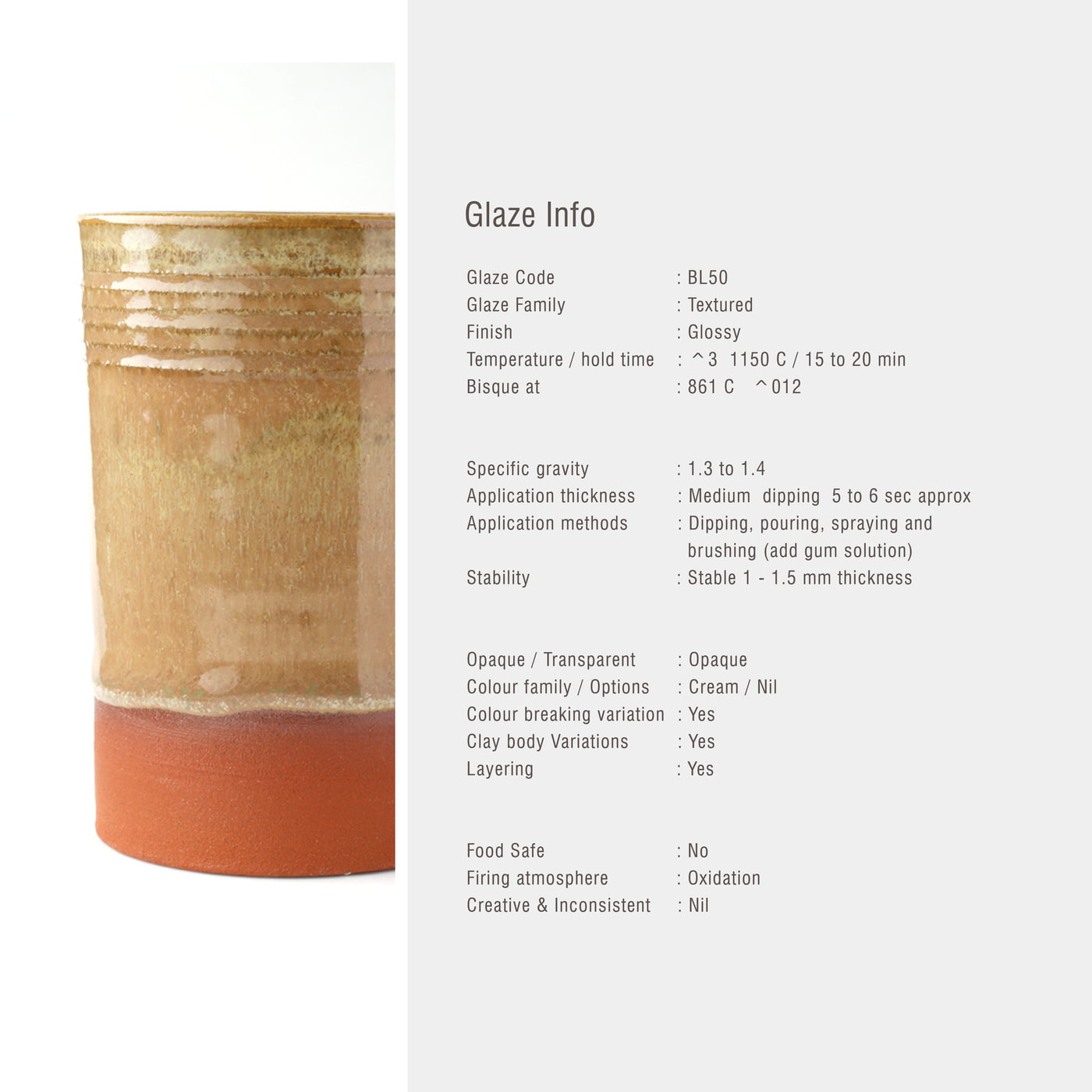 Sara Low Fire Textured BL50 Sara Low Fire Textured BL50