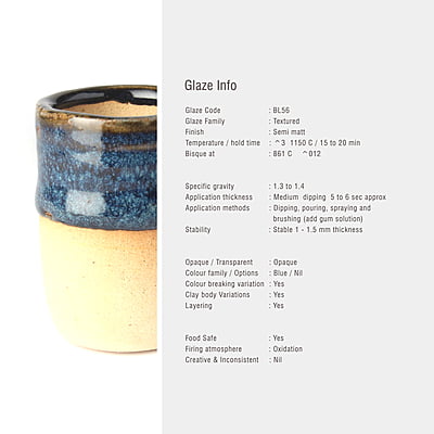 Sara Low Fire Variegated Blue BL56