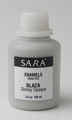 Sara Enamels Opaque Black