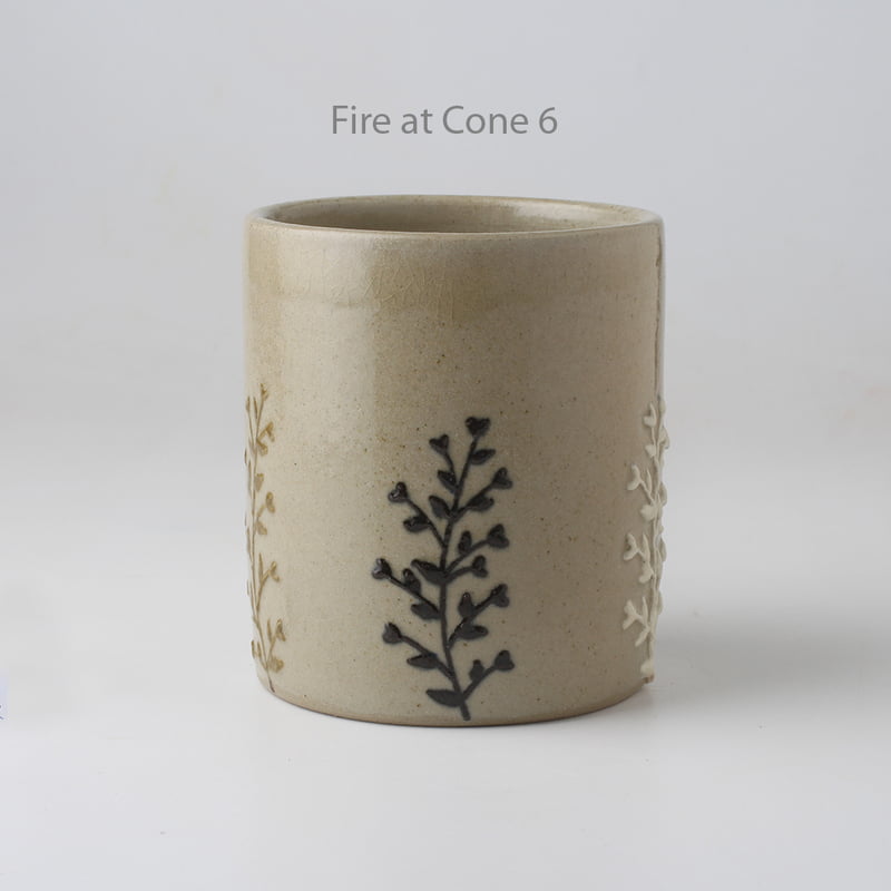 Sara Decorative Clay Slip Black Sara Decorative Clay Slip Black