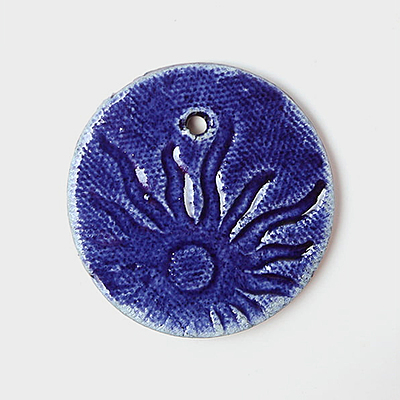 Sara Low Fire Celadon Blue Purple