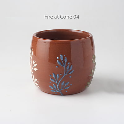 Sara Decorative Clay Slip Blue Sara Decorative Clay Slip Blue