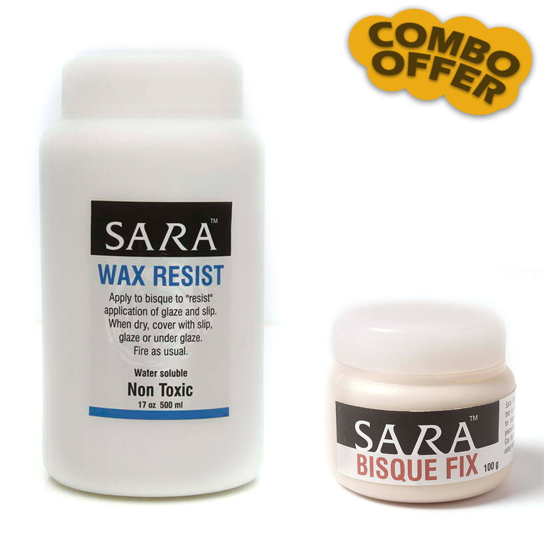 Wax Resist & Bisque Fix