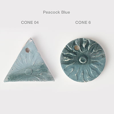 Sara Engobes Matte Peacock Blue ENG07