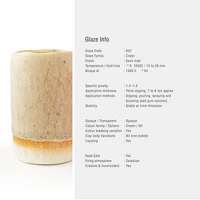 Sara High Fire Textured Matt Cream D07 Sara High Fire Textured Matt Cream D07