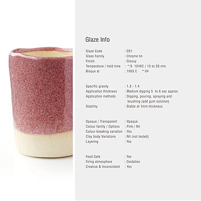 Sara High Fire Textured Pink D21 Sara High Fire Textured Pink D21