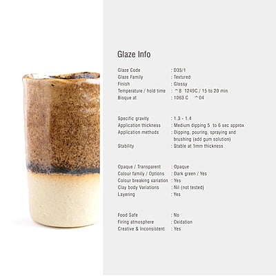 Sara High Fire Textured Ochre D35/1 Sara High Fire Textured Ochre D35/1
