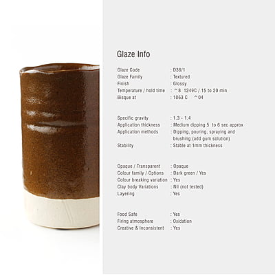 Sara High Fire Textured Chocolate Brown D36/1 Sara High Fire Textured Chocolate Brown D36/1