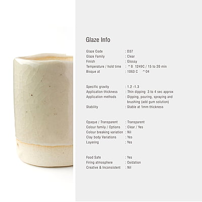 Sara High Fire Satin Clear D37 Sara High Fire Satin Clear D37