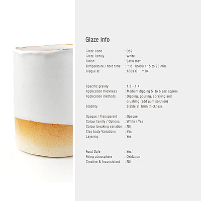 Sara High Fire Matt White D52