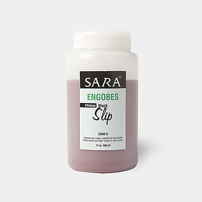 SARA ENGOBES VITREOUS  MID FIRE BLACK