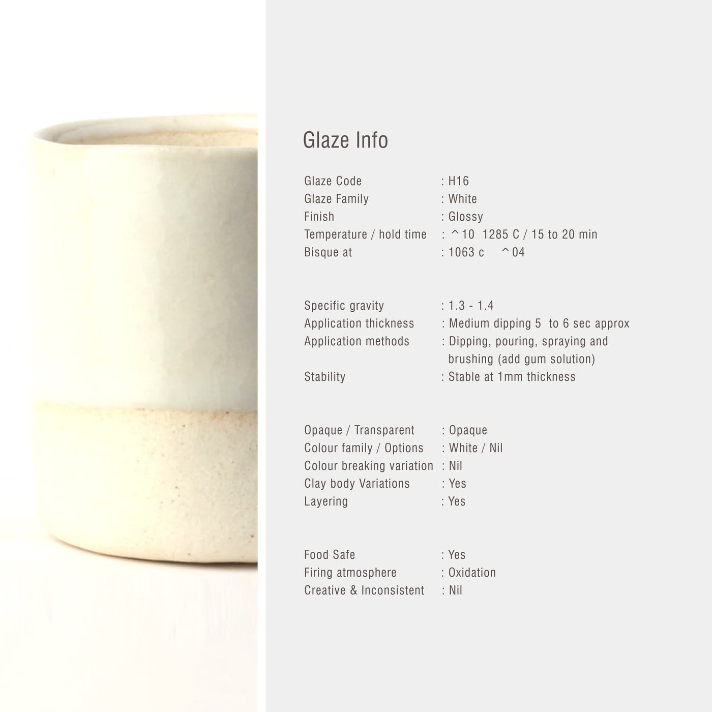 Sara High Fire Pearl White H16 Sara High Fire Pearl White H16