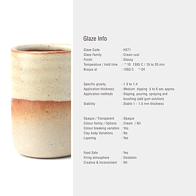 Sara High Fire Cream Rust H271