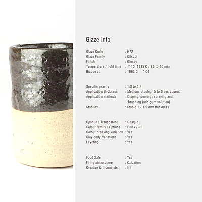 Sara High Fire Oil Spot H72 Sara High Fire Oil Spot H72