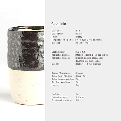 Sara High Fire Oil Spot H73 Sara High Fire Oil Spot H73