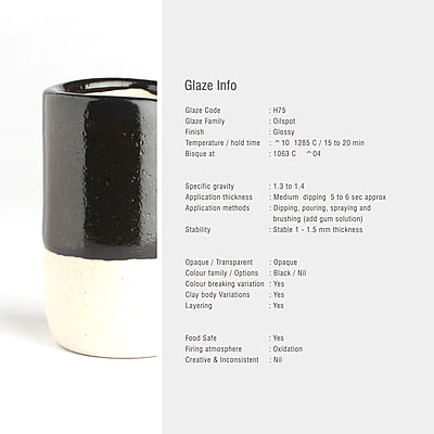 Sara High Fire Oil Spot H75 Sara High Fire Oil Spot H75