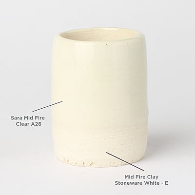 Sara Clay Mid Fire Porcelain White - I