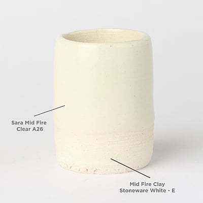Sara Clay Mid Fire Porcelain White - I Sara Clay Mid Fire Porcelain White - I